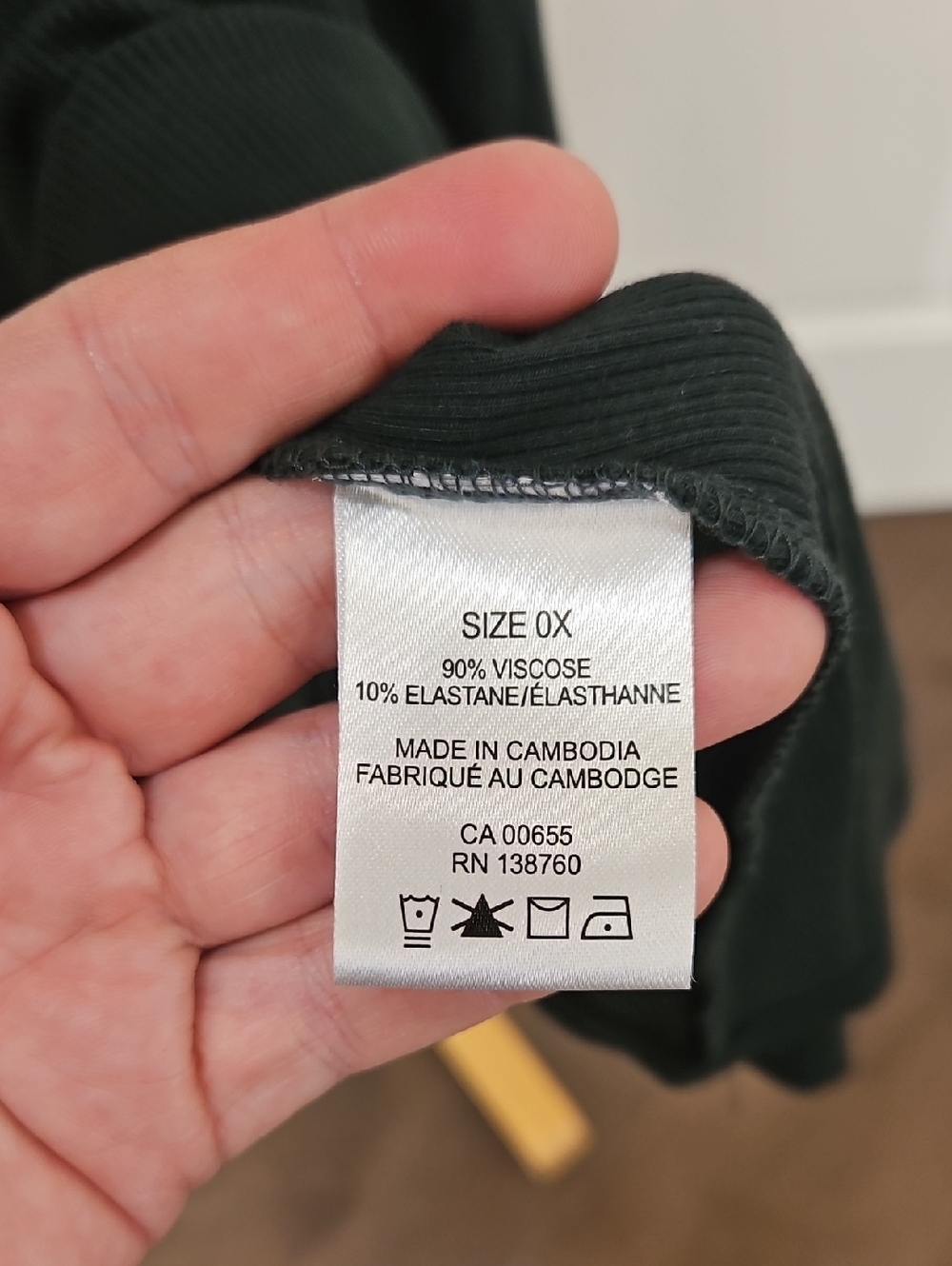 Penningtons Ribbed Dark Green Midi Dress - Picture 7 of 7